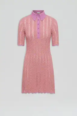 Scanlan Theodore Knit Shirt Dress Pink Size S/ AU 8 for rent on The Volte - image 3