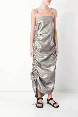 Georgia Alice Blazing Cami Dress Silver Size 8  for rent on The Volte - image 1