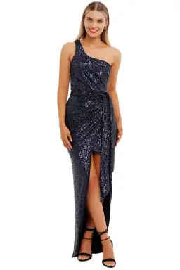 Nookie Palazzo Gown in Navy Size 12 for rent on The Volte - image 1