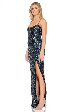 Nookie Confetti Gown in Navy Size 14 for rent on The Volte - image 2