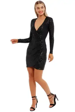 Nookie Fantasy Mini Dress in Black Size 10 for rent on The Volte - image 4