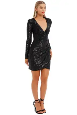 Nookie Fantasy Mini Dress in Black Size 14 for rent on The Volte - image 2