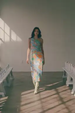 Zaco Pandora Midi Dress Calista Aliza Print Size S / AU 8 for rent on The Volte - image 1