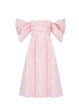 Talulah Dahlia Midi Dress Pink Size 12 for rent on The Volte - image 1