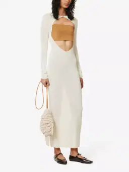 Sir The Label Eva Knit Dress Butter Size 1/8 AU for rent on The Volte - image 2