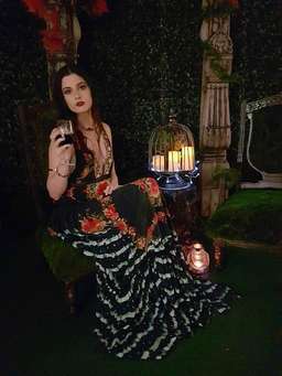 Camilla Lift the Veil Tiered Gathered V-Neck Dress Print Size 8 for rent on The Volte - image 2