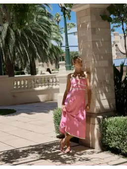 Aston Studio Clio Dress Fuschia Size AU 6 for rent on The Volte - image 4