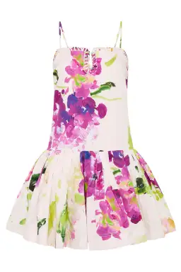 Aje Willow Sweetheart Mini Dress Wild Hydrangea Size AU 12 for rent on The Volte - image 4