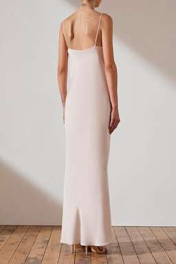 Shona Joy Luxe 'Porcelain' Bias Cowl Slip Dress Blush Size 8 for rent on The Volte - image 4