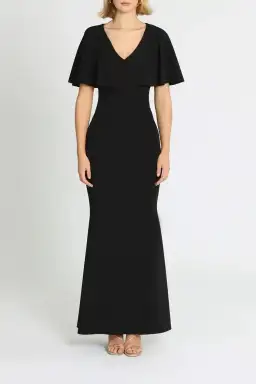 Pasduchas Mrs Carter Gown in Black Size 16 for rent on The Volte - image 1