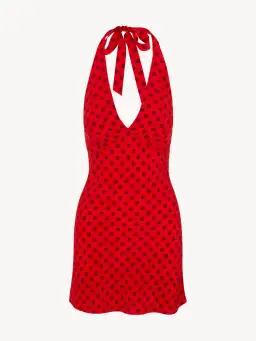 Realisation Par The Leila In Aura Halter Mini Dress Red Size 6 for rent on The Volte - image 3
