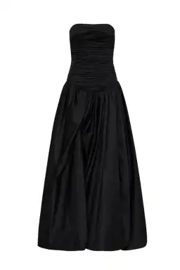 Aje Violette Bubble Maxi Dress Black Size 8 for rent on The Volte - image 3
