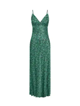 Kivari Acacia Slip Dress Green Ditsy Size 10 for rent on The Volte - image 6