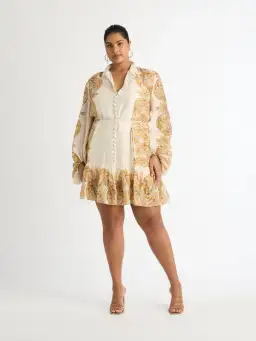 Sheike Kalani Mini Dress Multi Size AU 14