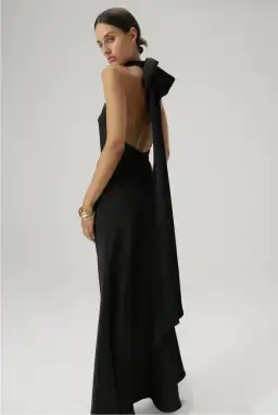 Misha Evianna Gown Black Size 8/S for rent on The Volte - image 2