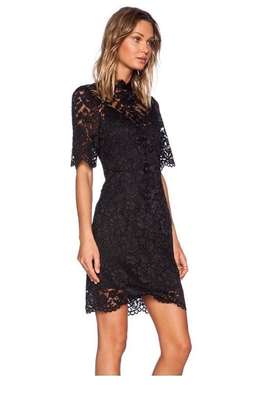 Elliatt Range Black Lace Dress for rent on The Volte - image 1