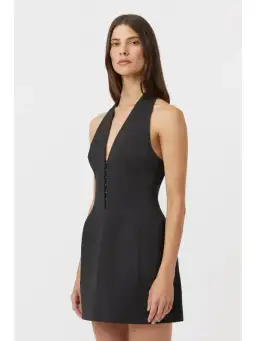 Camilla and Marc Petra Mini Dress Black Size AU 6 for rent on The Volte - image 2