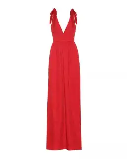 Rebecca Vallance Harlow Tie Gown in Red Size AU 8