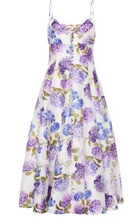 Sofia The Label Evie Midi Dress in Hydrangea Size 8 for rent on The Volte - image 4