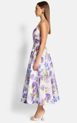 Sofia The Label Evie Midi Dress in Hydrangea Size 8 for rent on The Volte - image 2