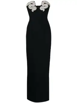 Rachel Gilbert Lukas Gown Black Size 8 for rent on The Volte - image 4
