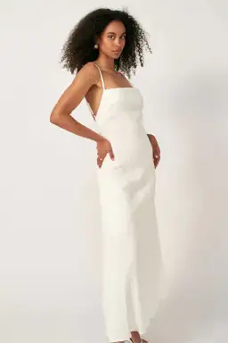 Sovere Georgia Maxi Dress White Size 8 for rent on The Volte - image 7