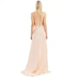 Michael Lo Sordo Alexandra Silk Dress Pink Champagne Size 8  for rent on The Volte - image 3