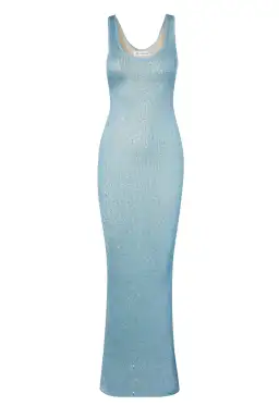 Asta Resort Ana Dress Baia Blue Sequin Size S/AU 8  for rent on The Volte - image 3