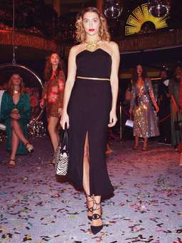 Rixo London Lana Dress black  for rent on The Volte - image 1