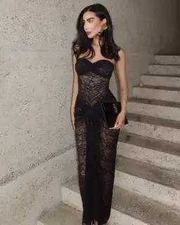 Natalie Rolt Naomi Dress Black Size 6 for rent on The Volte - image 1