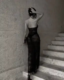 Natalie Rolt Naomi Dress Black Size 6 for rent on The Volte - image 3