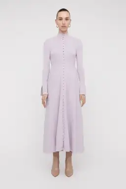 Scanlan Theodore Polo Dress Mauve Size 6 for rent on The Volte - image 1