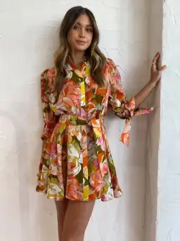 Acler Hendrix Dress Floral Size AU 12 for rent on The Volte - image 2
