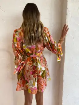 Acler Hendrix Dress Floral Size AU 12 for rent on The Volte - image 4