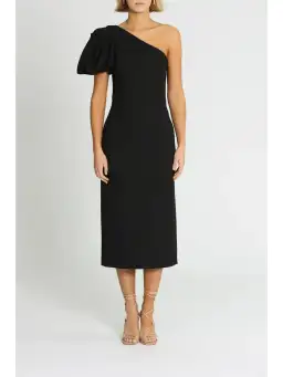 Rebecca Vallance Natalia OS Dress in Black Size AU 12