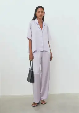 Viktoria and Woods Odyssey Shirt w/ Belt Lavender Size 00 / AU 4 for rent on The Volte - image 1