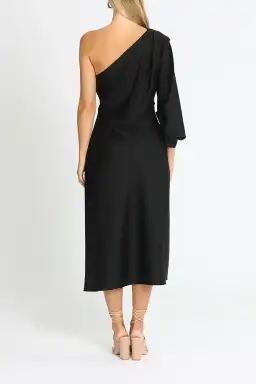 Arnsdorf Wendy Midi Dress in Black Size 8 for rent on The Volte - image 3