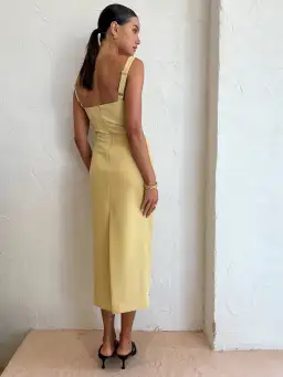 Camilla and Marc Brixton Dress Mustard Yellow Size XS / AU 6 for rent on The Volte - image 3
