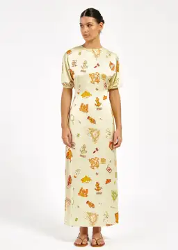Roame Alma Dress In Fortuna Size 3 / AU 12 for rent on The Volte - image 1