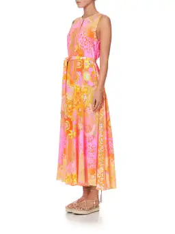 Camilla Hair Hair Hair Flared Jumpsuit Print Size AU 12 for rent on The Volte - image 2