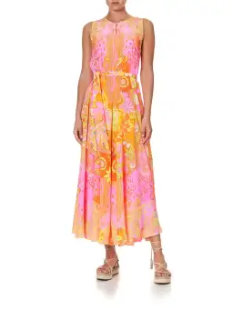 Camilla Hair Hair Hair Flared Jumpsuit Print Size AU 12 for rent on The Volte - image 1