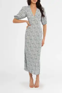 Rixo London Steph Midi Dress Floral Size 14 for rent on The Volte - image 1