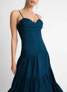 Sheike Nirvana Maxi Dress Navy Size AU 8 for rent on The Volte - image 2