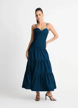 Sheike Nirvana Maxi Dress Navy Size AU 8 for rent on The Volte - image 1