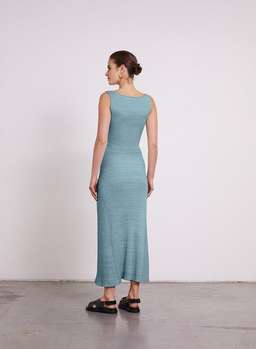 Anna Quan Dido Dress Blue Size 6 for rent on The Volte - image 2