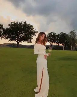 Arcina Ori Mila Dress In Beige Size S / AU 8 for rent on The Volte - image 6