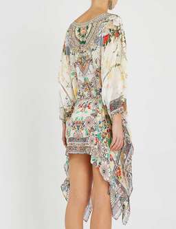 Camilla 'Time After Time' Short Kaftan With Sheer Sleeves