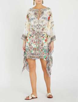 Camilla 'Time After Time' Short Kaftan With Sheer Sleeves