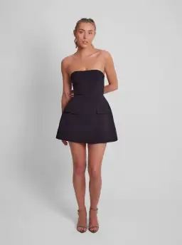 Odd Muse The Ultimate Muse Strapless Dress in Black Size 14 for rent on The Volte - image 1