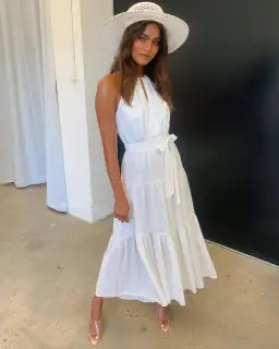 Sheike White Heat Dress White Size 16 